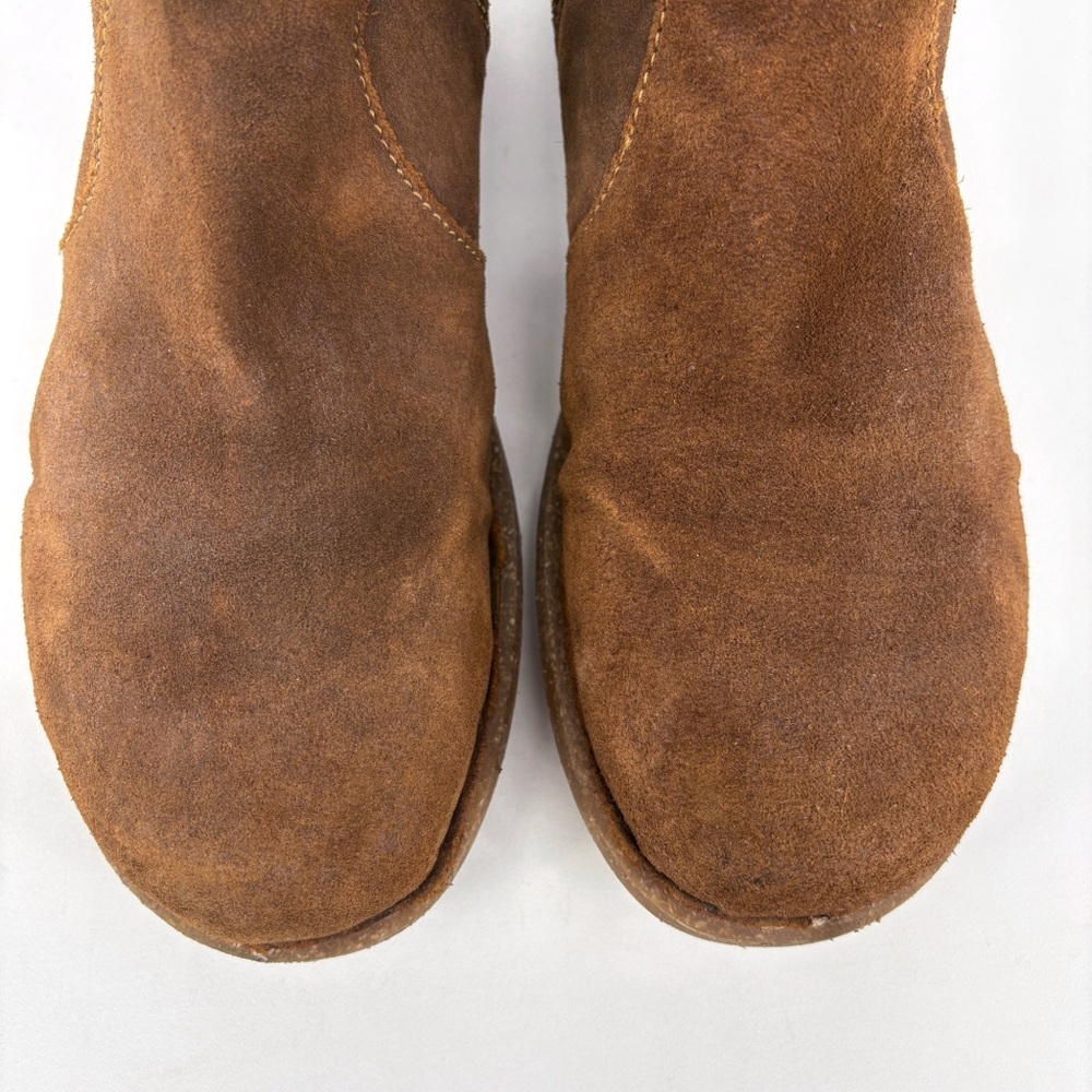 BORN Wynter Strappy Brown Leather Ankle Boots 10 - Picture 6 of 14
